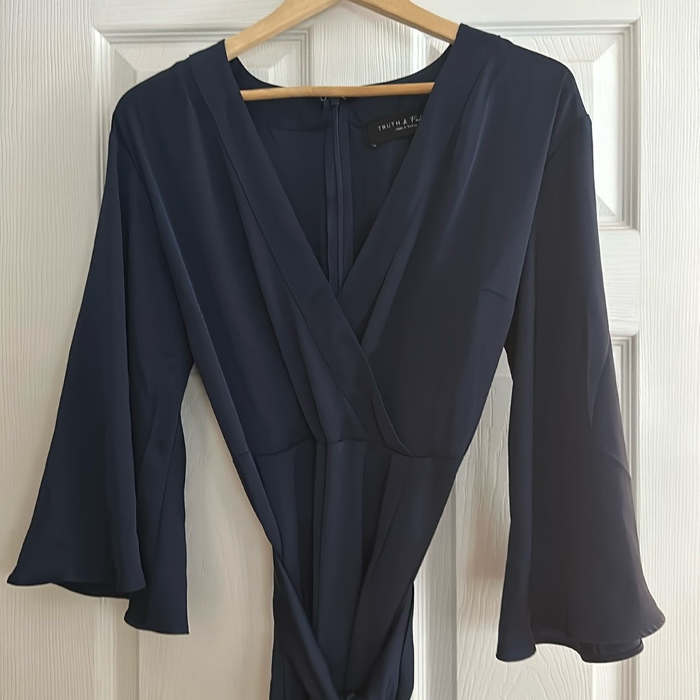 Navy Romper